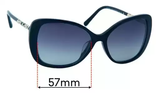 Sunglass Fix Replacement Lenses for Burberry B 4238-F - 57mm Wide Burberry B 4238-F Replacement Lenses 57mm wide
