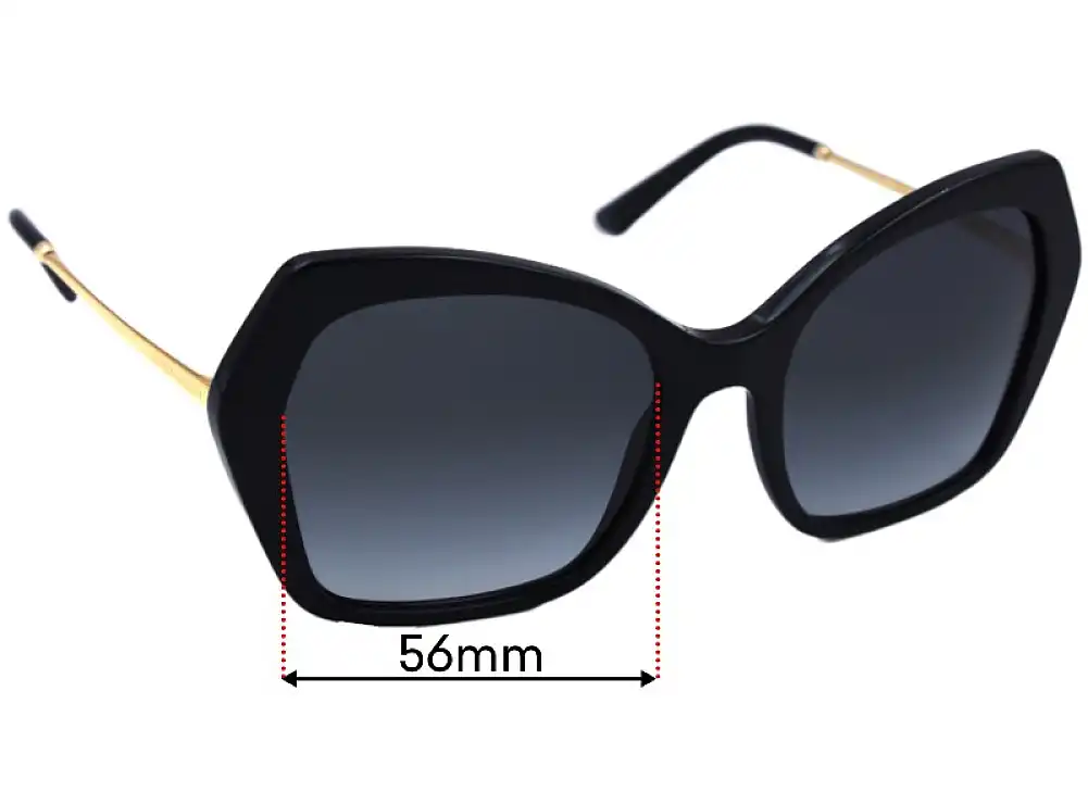 Sunglass Fix Replacement Lenses for Dolce & Gabbana DG4399 - 56mm Wide Sunglass Fix Replacement Lenses for Dolce & Gabbana DG4399 - 56mm Wide