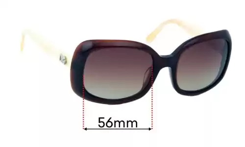 Sunglass Fix Replacement Lenses for Dolce & Gabbana DG4053A - 56mm Wide Dolce & Gabbana DG4053A Replacement Lenses 56mm wide