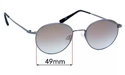Sunglass Fix Replacement Lenses for Flexon Edison 600 - 49mm Wide Flexon Edison 600 Replacement Lenses 49mm wide