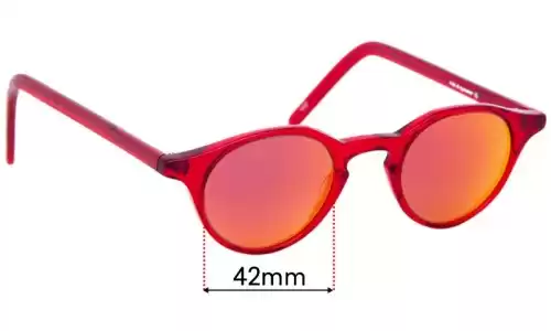 Sunglass Fix Replacement Lenses for Kala 902 - 42mm Wide Kala 902 Replacement Lenses 42mm wide