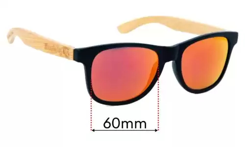 Sunglass Fix Replacement Lenses for Koalaty Rainforest Edition - 54mm Wide Koalaty Rainforest Edition Replacement Lenses 54mm wide