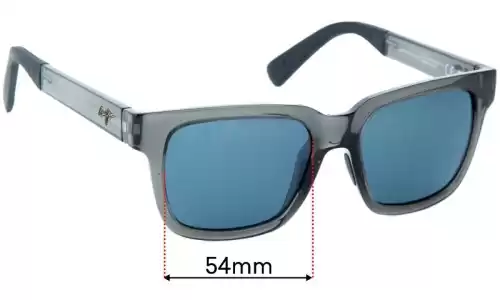 Sunglass Fix Replacement Lenses for Maui Jim MJ540 Mongoose - 54mm Wide Maui Jim MJ540 Mongoose Replacement Lenses 54mm wide
