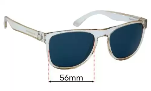 Sunglass Fix Replacement Lenses for Messy Weekend Makalu - 56mm Wide Messy Weekend Makalu Replacement Lenses 56mm wide