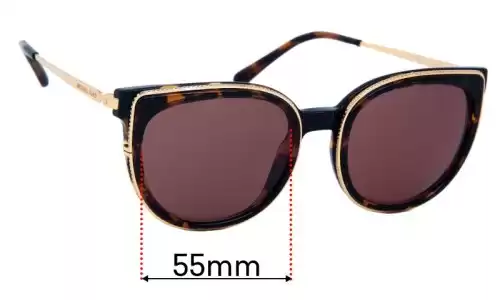 Sunglass Fix Replacement Lenses for Michael Kors MK2089U Bal Harbour - 55mm Wide Michael Kors MK2089U Bal Harbour Replacement Lenses 55mm wide