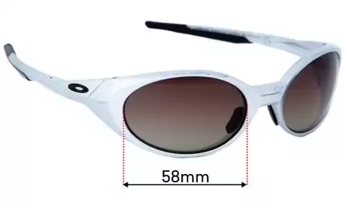 Sunglass Fix Replacement Lenses for Oakley Eye Jacket Redux OO9438 - 58mm Wide Oakley Eye Jacket Redux OO9438 Replacement Lenses 58mm wide
