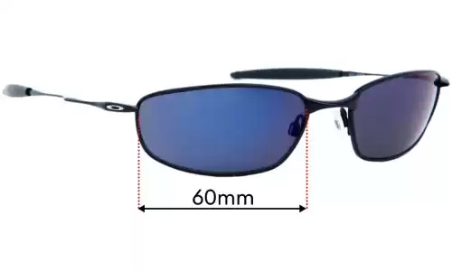 Sunglass Fix Replacement Lenses for Oakley Whisker OO4020 - 60mm Wide Oakley Whisker OO4020 Replacement Lenses 60mm wide