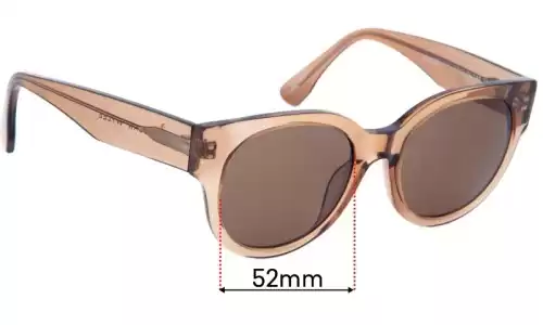 Sunglass Fix Replacement Lenses for Oscar Wylee Coco - 52mm Wide Oscar Wylee Coco Replacement Lenses 52mm wide