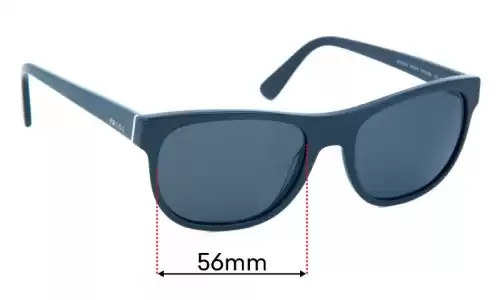 Sunglass Fix Replacement Lenses for Prada SPR 04X - 56mm Wide Prada SPR 04X Replacement Lenses 56mm wide