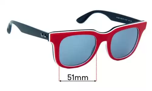 Sunglass Fix Replacement Lenses for Ray Ban RB4368 - 51mm Wide Ray Ban RB4368 Replacement Lenses 51mm wide