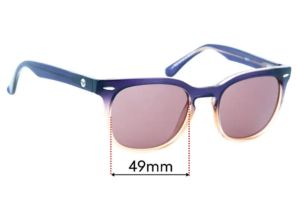Sunglass Fix Replacement Lenses for Roxy Sun Rx 14 - 49mm Wide Sunglass Fix Replacement Lenses for Roxy Sun Rx 14 - 49mm Wide