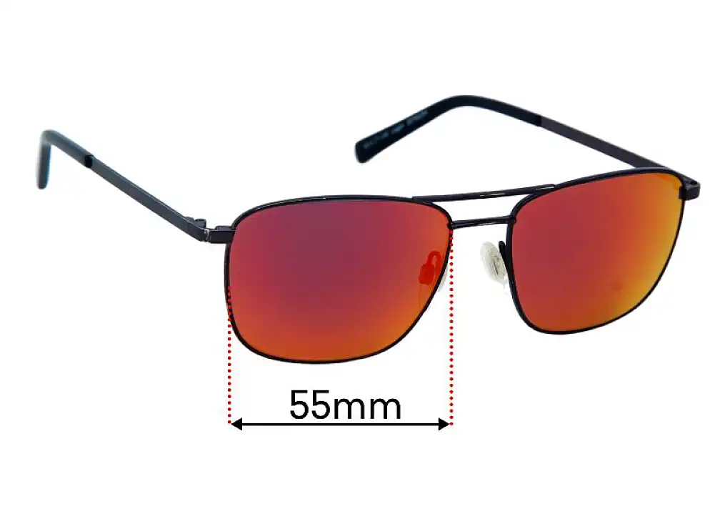 Sunglass Fix Replacement Lenses for Specsavers Logan - 55mm Wide Sunglass Fix Replacement Lenses for Specsavers Logan - 55mm Wide