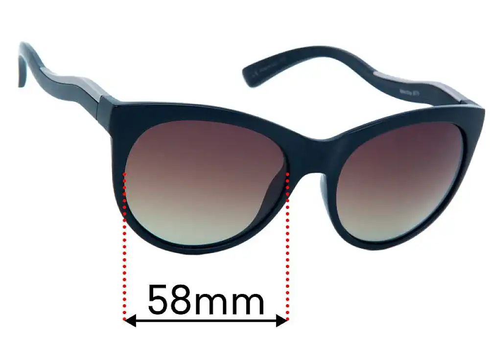 Sunglass Fix Replacement Lenses for Serengeti Valentina - 58mm Wide Sunglass Fix Replacement Lenses for Serengeti Valentina - 58mm Wide