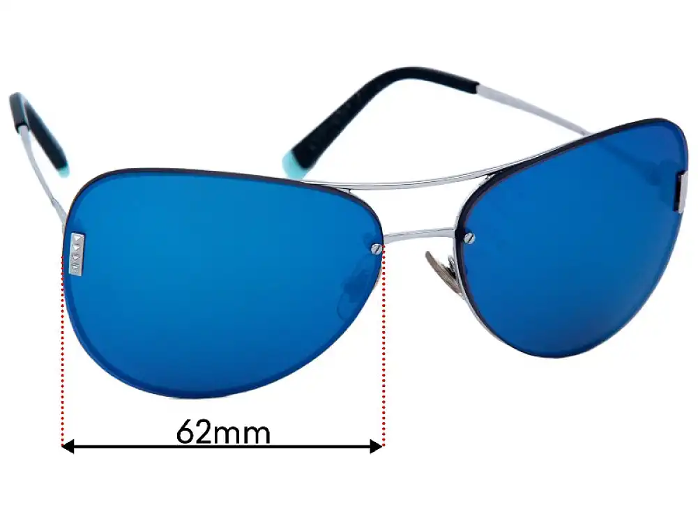 Sunglass Fix Replacement Lenses for Tiffany & Co TF3066 - 62mm Wide Sunglass Fix Replacement Lenses for Tiffany & Co TF3066 - 62mm Wide