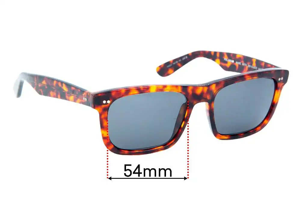 Sunglass Fix Replacement Lenses for Turtl Sarch - 54mm Wide Sunglass Fix Replacement Lenses for Turtl Sarch - 54mm Wide