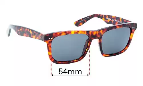 Sunglass Fix Replacement Lenses for Turtl Sarch - 54mm Wide Turtl Sarch Replacement Lenses 54mm wide