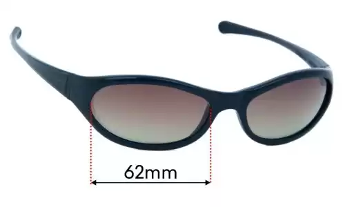 Sunglass Fix Replacement Lenses for Vuarnet Pouilloux 003 - 62mm Wide Vuarnet Pouilloux 003 Replacement Lenses 62mm wide