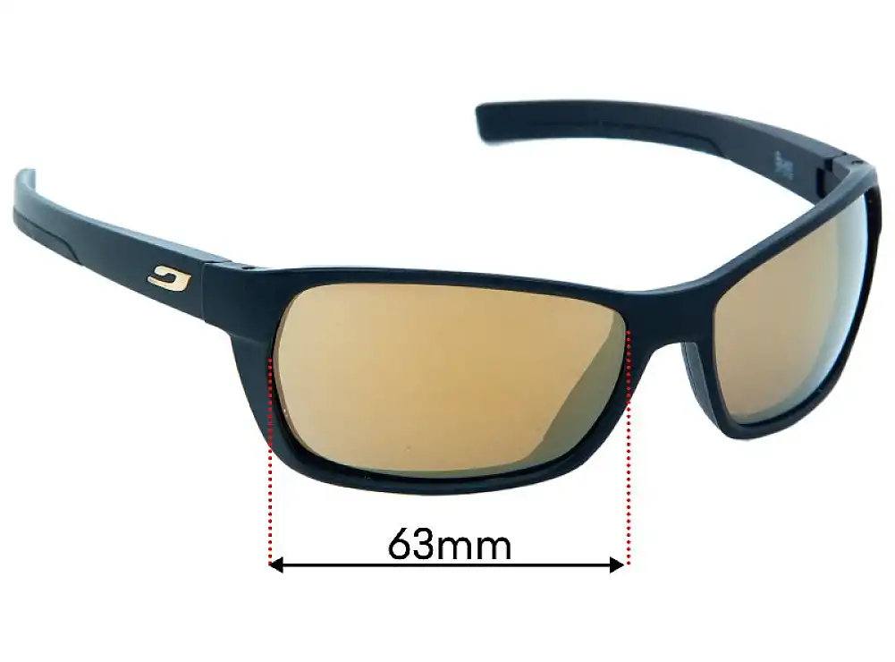 Sunglass Fix Replacement Lenses for Julbo Blast - 63mm Wide Sunglass Fix Replacement Lenses for Julbo Blast - 63mm Wide