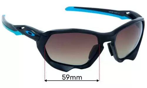 Sunglass Fix Replacement Lenses for Oakley OO9019 Plazma - 59mm Wide Oakley OO9019 Plazma Replacement Lenses 59mm wide