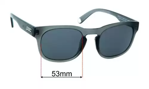 Sunglass Fix Replacement Lenses for POC Require - 53mm Wide POC Require Replacement Lenses 53mm wide