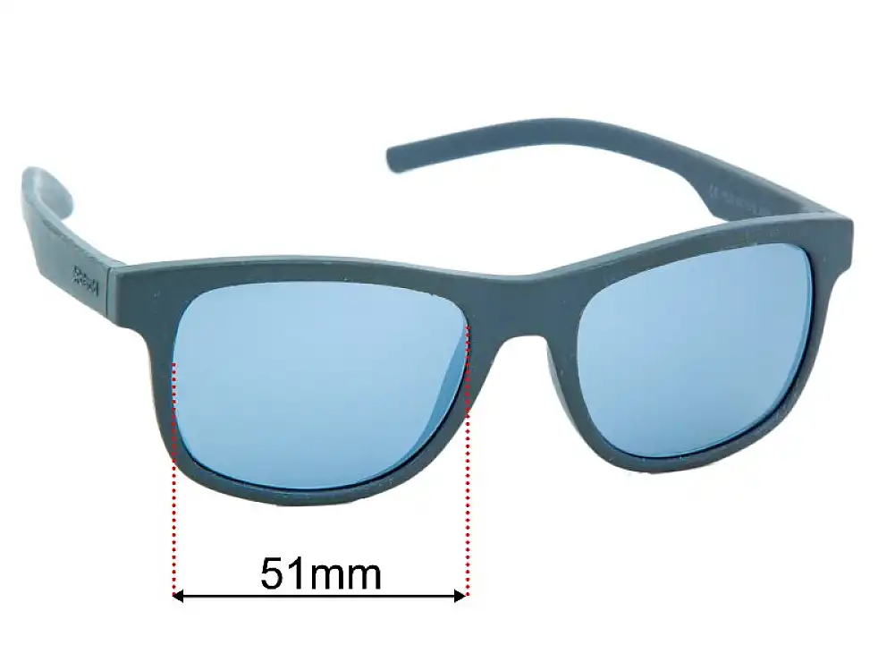 Sunglass Fix Replacement Lenses for Polaroid PLD 6015/S - 51mm Wide Sunglass Fix Replacement Lenses for Polaroid PLD 6015/S - 51mm Wide