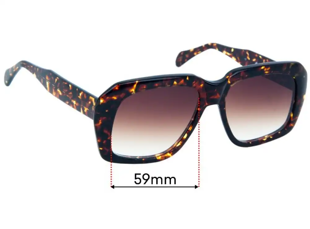 Sunglass Fix Replacement Lenses for Preciosa 940 - 59mm Wide Sunglass Fix Replacement Lenses for Preciosa 940 - 59mm Wide