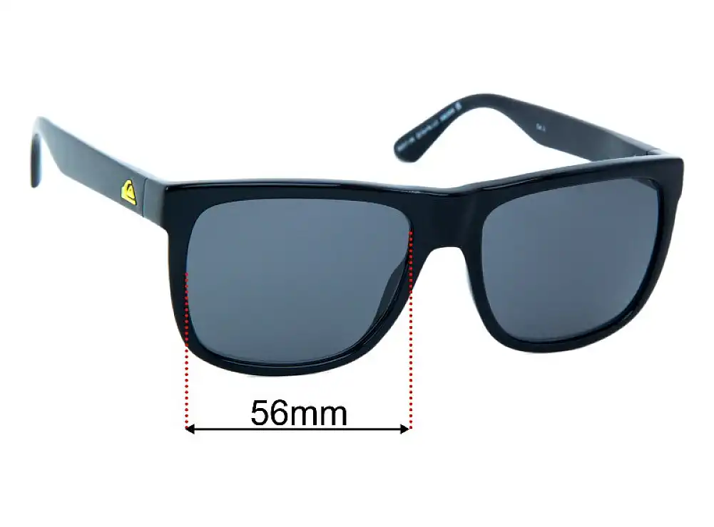 Sunglass Fix Replacement Lenses for Quiksilver QS Sun Rx 113 - 56mm Wide Sunglass Fix Replacement Lenses for Quiksilver QS Sun Rx 113 - 56mm Wide