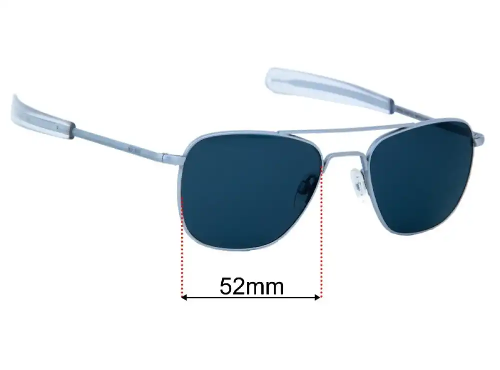 Sunglass Fix Replacement Lenses for Randolph Engineering AF038 - 52mm Wide Sunglass Fix Replacement Lenses for Randolph Engineering AF038 - 52mm Wide