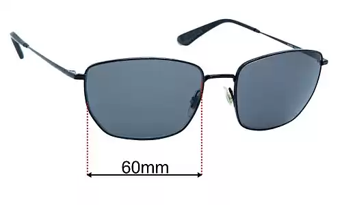 Sunglass Fix Replacement Lenses for Ray Ban RB3653 - 60mm Wide Ray Ban RB3653 Replacement Lenses 60mm wide