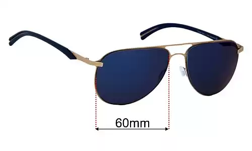 Sunglass Fix Replacement Lenses for Touch THS7508 - 60mm Wide Touch THS7508 Replacement Lenses 60mm wide