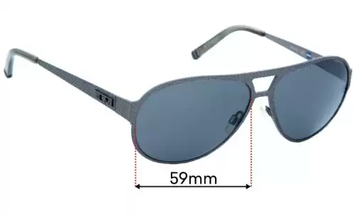 Sunglass Fix Replacement Lenses for Zeiss Tumi Kawazu - 59mm Wide Zeiss Tumi Kawazu Replacement Lenses 59mm wide