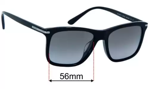 Sunglass Fix Replacement Lenses for Prada SPR 18W-F - 56mm Wide Prada SPR 18W-F Replacement Lenses 56mm wide
