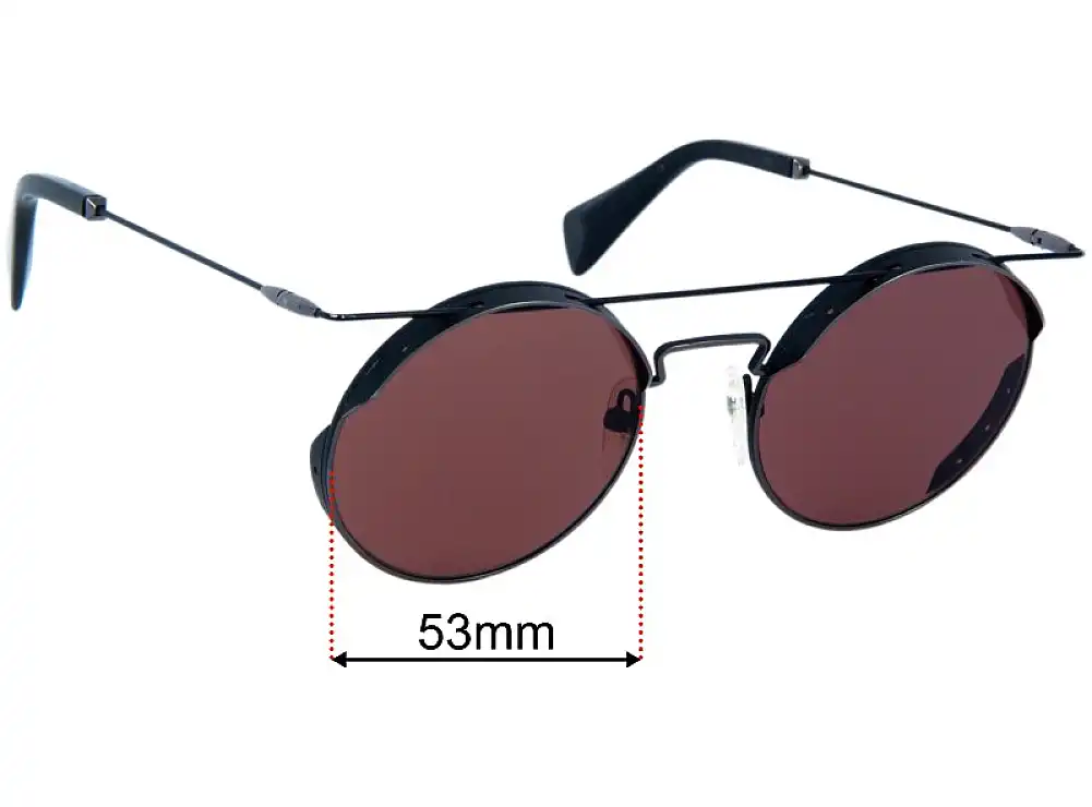 Yohji Yamamoto YY7019 Replacement Lenses - 53mm Yohji Yamamoto YY7019 Replacement Lenses - 53mm