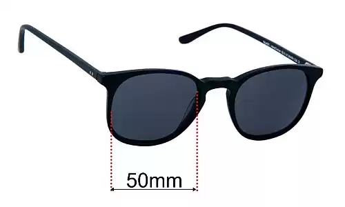 Sunglass Fix Replacement Lenses for Bailey Nelson Palmer L - 50mm Wide Bailey Nelson Palmer L Replacement Lenses 50mm wide