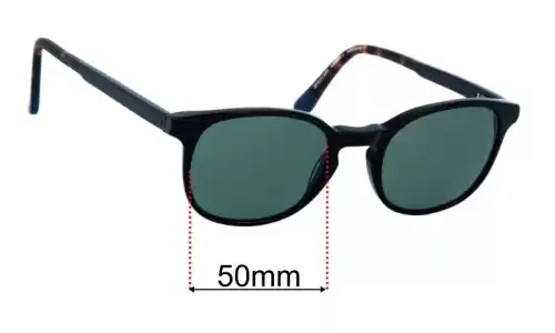 Replacement Lenses for Gant GA3200-1 - 50mm Wide Sunglass Fix Replacement Lenses for Gant GA3200-1 - 50mm Wide