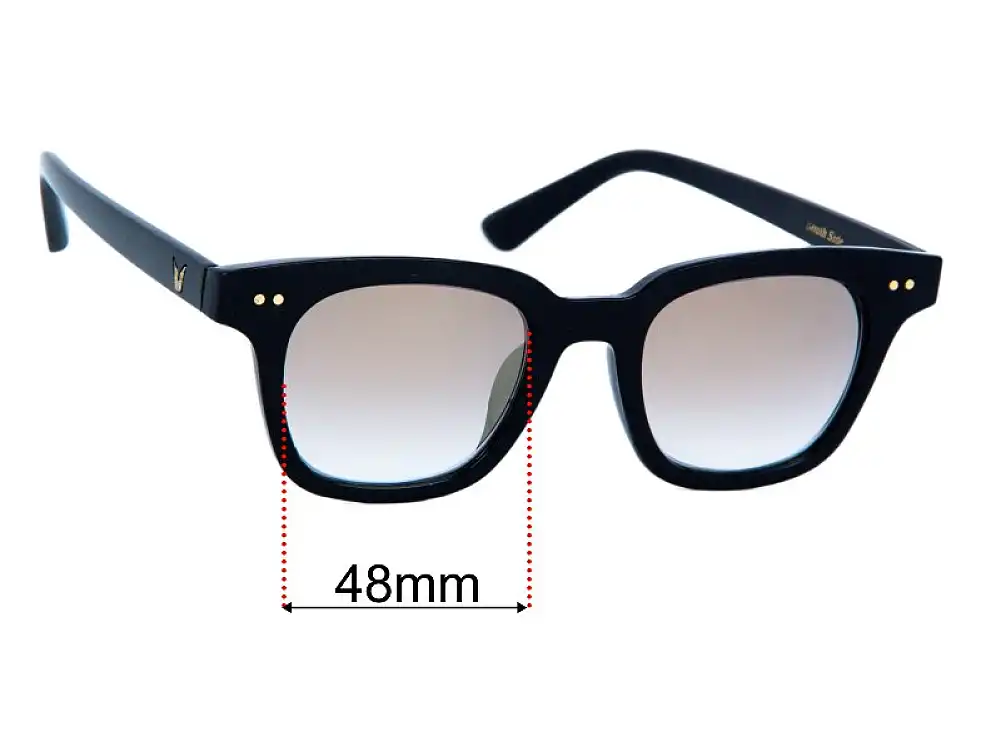 Sunglass Fix Replacement Lenses for Gentle Monster South Side - 48mm Wide Sunglass Fix Replacement Lenses for Gentle Monster South Side - 48mm Wide
