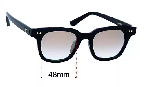 Sunglass Fix Replacement Lenses for Gentle Monster South Side - 48mm Wide Gentle Monster South Side Replacement Lenses 48mm wide