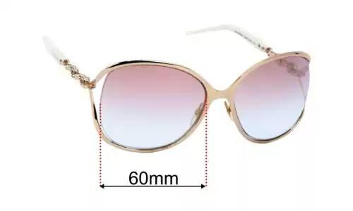 Replacement Lenses for Gucci GG4250/N/S - 60mm Wide Sunglass Fix Replacement Lenses for Gucci GG4250/N/S - 60mm Wide