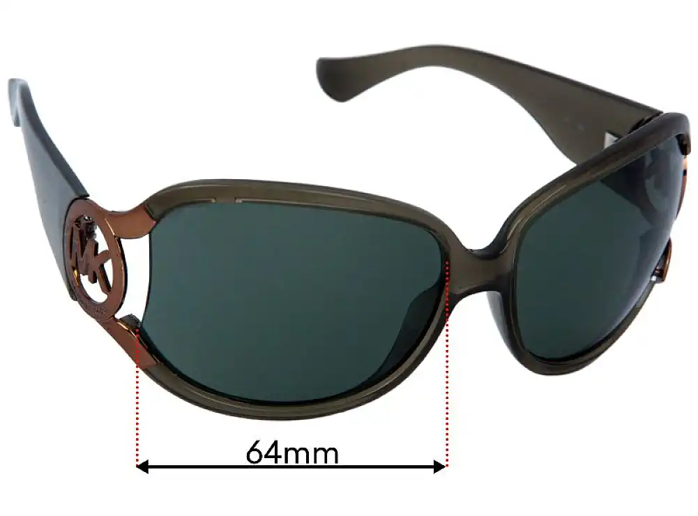 Sunglass Fix Replacement Lenses for Michael Kors MK Charm (M6700S) - 64mm Wide Sunglass Fix Replacement Lenses for Michael Kors MK Charm (M6700S) - 64mm Wide