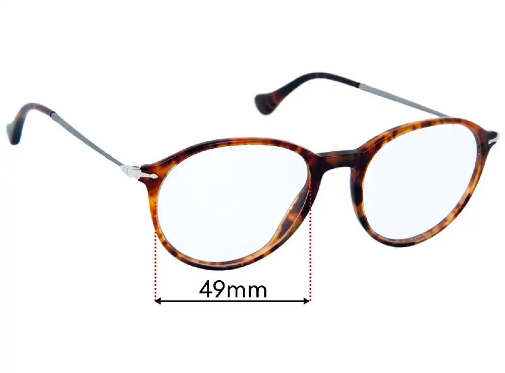 Sunglass Fix Replacement Lenses for Persol 3125-V - 49mm Wide Sunglass Fix Replacement Lenses for Persol 3125-V - 49mm Wide