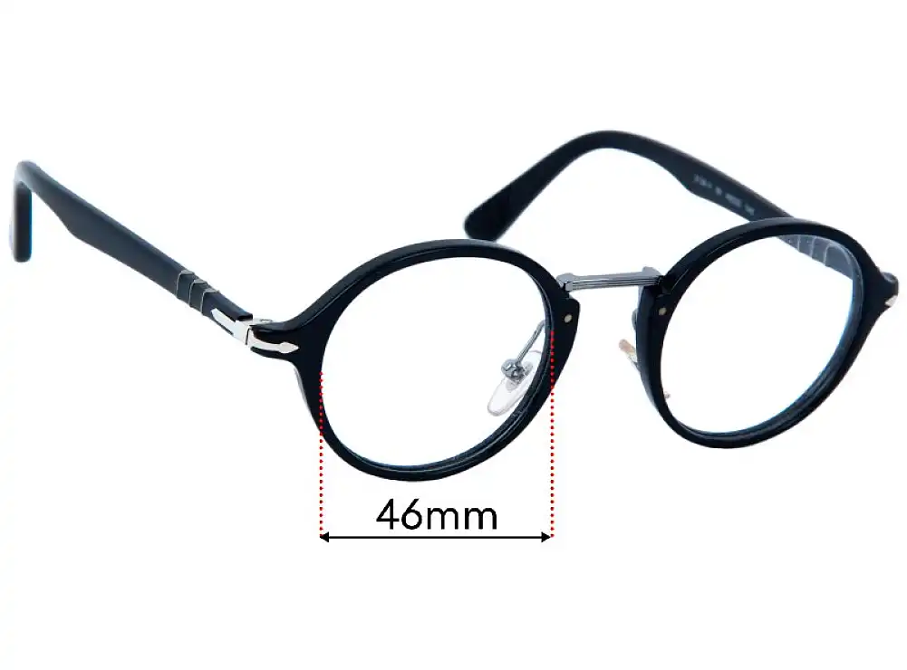 Sunglass Fix Replacement Lenses for Persol 3128-V - 46mm Wide Sunglass Fix Replacement Lenses for Persol 3128-V - 46mm Wide