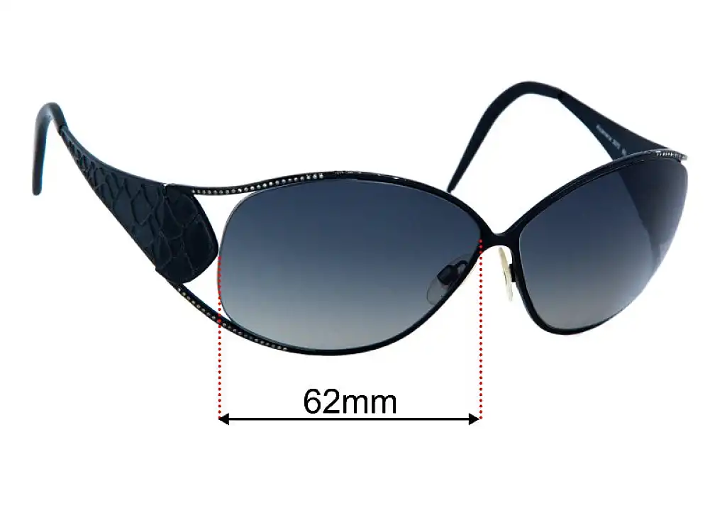 Replacement Lenses for Roberto Cavalli Alcamena 307S - 62mm Wide Replacement Lenses for Roberto Cavalli Alcamena 307S - 62mm Wide