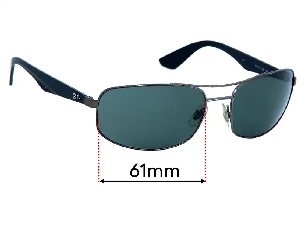 Sunglass Fix Replacement Lenses for Ray-Ban RB3527 - 61mm Wide Sunglass Fix Replacement Lenses for Ray-Ban RB3527 - 61mm Wide