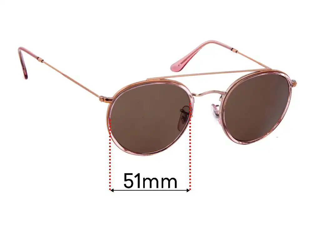 Sunglass Fix Replacement Lenses for Ray Ban RB3647-N - 51mm Wide Sunglass Fix Replacement Lenses for Ray Ban RB3647-N - 51mm Wide