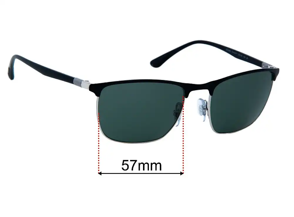 Sunglass Fix Replacement Lenses for Ray Ban RB3686 - 57mm Wide Sunglass Fix Replacement Lenses for Ray Ban RB3686 - 57mm Wide