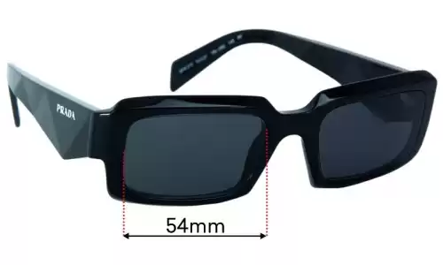 Sunglass Fix Replacement Lenses for Prada SPR27Z - 54mm Wide Prada SPR27Z Replacement Lenses 54mm wide