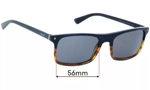 Sunglass Fix Replacement Lenses for Prada VPR02R - 56mm Wide Sunglass Fix Replacement Lenses Prada VPR02R - 56mm Wide