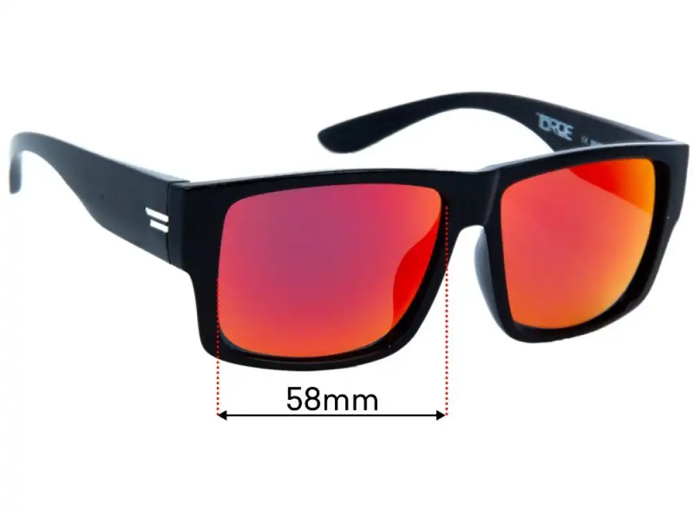 Sunglass Fix Replacement Lenses for Toroe Valley - 58mm Wide Sunglass Fix Replacement Lenses for Toroe Valley - 58mm Wide