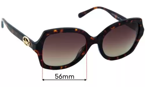 Sunglass Fix Replacement Lenses for Coach HC 8295 - 56mm Wide Coach HC 8295 Replacement Lenses 56mm wide