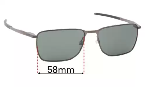 Sunglass Fix Replacement Lenses for Oakley Ejector OO4142 - 58mm Wide Oakley Ejector OO4142 Replacement Lenses 58mm wide